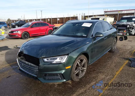 2018 Audi A4 2.0T Tech Ultra Premium/2.0T Ultra Premium from USA, damaged, VIN WAULMAF41JA199229